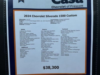2024 Chevrolet Silverado 1500 Custom