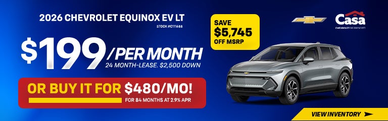 New 2026 Chevrolet Equinox EV LT