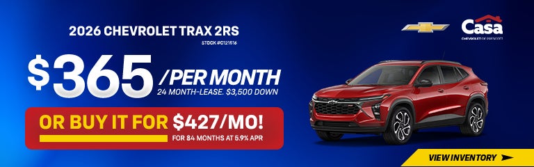 2026 Chevrolet Trax 2RS